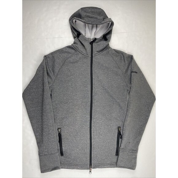 Columbia Golf Full Zip Hoodie Sweatshirt Women’s Size S Gray Polyester Light - Picture 2 of 12